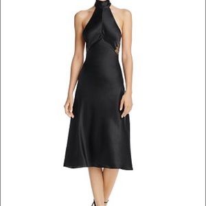 Cami NYC Silk MIDI Halter Dress